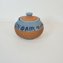 Load image into Gallery viewer, Vintage Y2K Necon Air Airlines Happy New Year 2000 Ceramic Terra Cotta Jar
