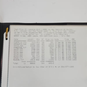 Vintage TRS-80 Model 4 Fast Plus II Version 2.0 Documentation Dot Matrix Printed