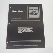 Load image into Gallery viewer, Vintage Original Radio Shack TRS-80 Micro Movie Operation Manual 26-1903