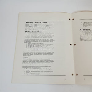 Vintage Original Radio Shack TRS-80 Micro Movie Operation Manual 26-1903