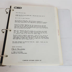 Vintage Original TRS-80 Data Ace Relational Systems Language Manual
