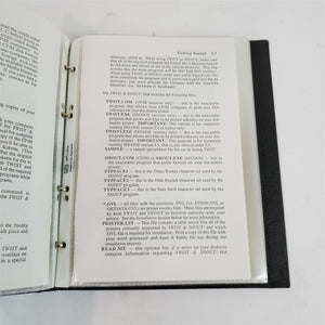 VTG Original Twist & Shout! Dot Matrix Printing Utility Manual CP/M MS/DOS