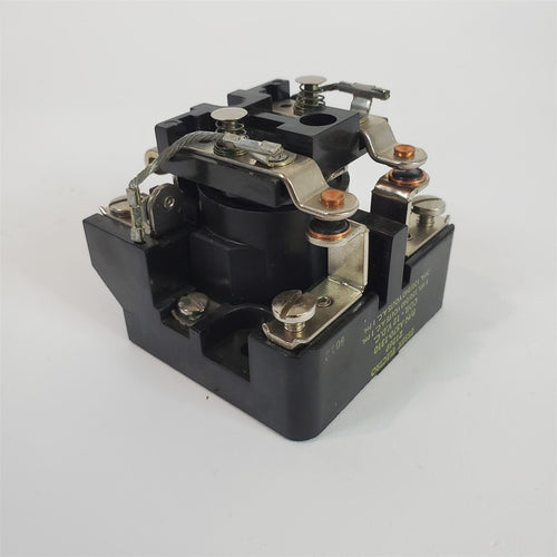 DPDT Relay 12 VDC Coil 120/240 VAC 1 HP, 30 AMP Switched Essex Electro A570-1310