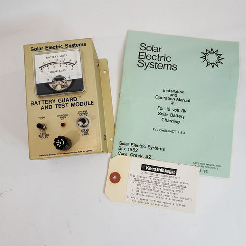 Solar Electric Systems Battery Guard & Test Module for 12V RV Battery Charging