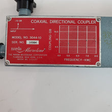 Load image into Gallery viewer, Narda Microline Coaxial Directional Coupler 3044-10 10dB 4.0-8.0 GHz N Connector