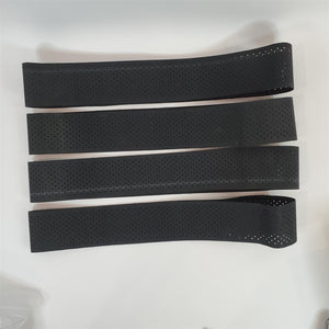 Lot of Four Perforated Belts 2-3/4 inch wide19-1/2 inch long for Projects