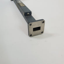 Load image into Gallery viewer, HP P752D Waveguide Directional Coupler 12-1/4&quot; L 20dB WR62 12.4 - 18.0 GHz early