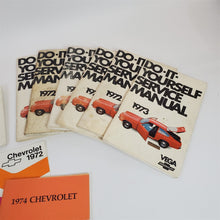 Load image into Gallery viewer, Lot of 16 Vintage Chevrolet Vega Manuals. See List in Description