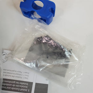 EMTEK Passage Set Stuttgart Door Lever LH Square Rosette 5110STULHUS10B