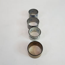 Load image into Gallery viewer, Vintage Lot of 4 Metal Rolled Rulers with Advertising