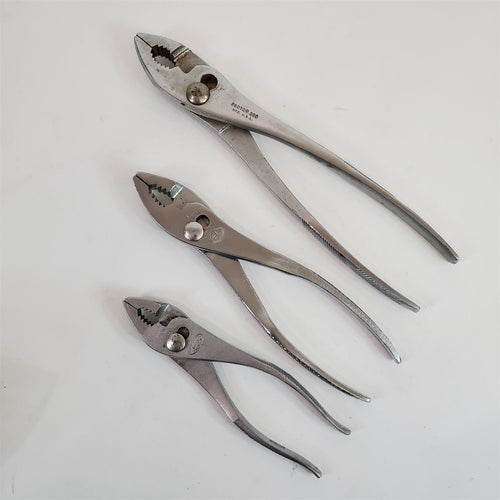 Lot of 3 Mixed Brand Pliers Proto 280 10