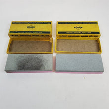 Load image into Gallery viewer, Lot of 2 Grinding Stones Pink &amp; Grey layered grains Pacific in Original boxes.