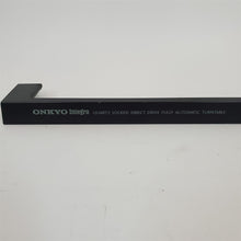 Load image into Gallery viewer, Front Bezel Gold Color Model from a NOS Onkyo CP-1057F Automatic Turntable