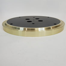 Load image into Gallery viewer, Turntable Platter Gold Color from a NOS Onkyo CP-1057F Automatic Turntable