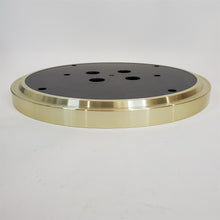 Load image into Gallery viewer, Turntable Platter Gold Color from a NOS Onkyo CP-1057F Automatic Turntable