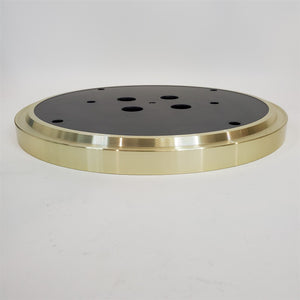 Turntable Platter Gold Color from a NOS Onkyo CP-1057F Automatic Turntable