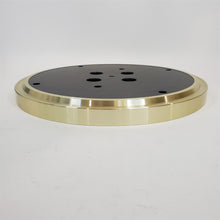 Load image into Gallery viewer, Turntable Platter Gold Color from a NOS Onkyo CP-1057F Automatic Turntable