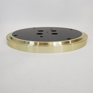 Turntable Platter Gold Color from a NOS Onkyo CP-1057F Automatic Turntable