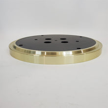 Load image into Gallery viewer, Turntable Platter Gold Color from a NOS Onkyo CP-1057F Automatic Turntable