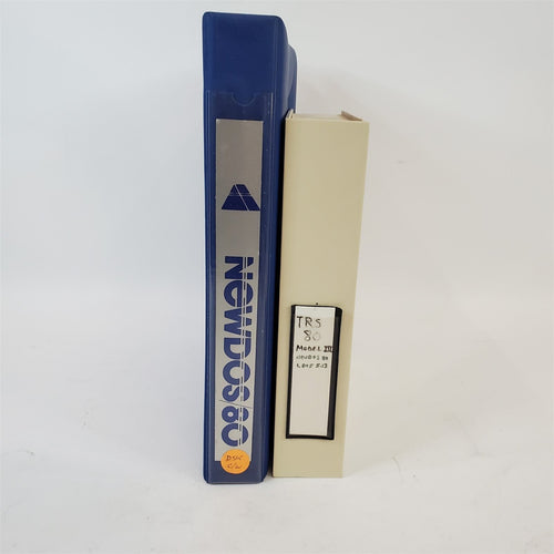 Vintage Original Apparat NEWDOS/80 Operation Manual & Software TRS-80 Model III