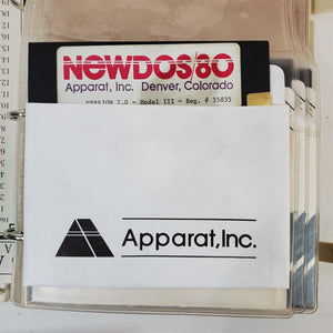 Vintage Original Apparat NEWDOS/80 Operation Manual & Software TRS-80 Model III