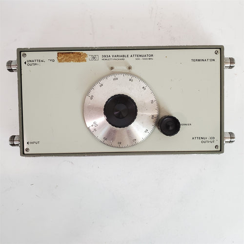 Vintage HP 393A Variable Attenuator 500-1000 Mhz AS-IS for Parts or Repair