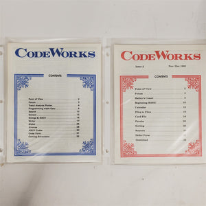 Ultra-Rare Vintage CodeWorks Magazine Complete Set 1985-1990 30 Issues