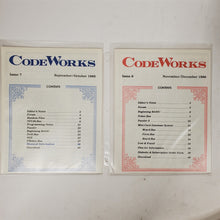 Load image into Gallery viewer, Ultra-Rare Vintage CodeWorks Magazine Complete Set 1985-1990 30 Issues