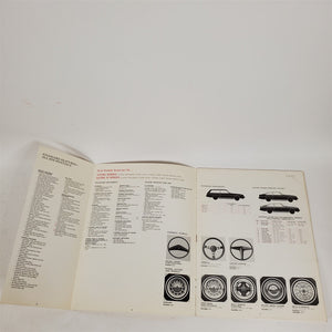 Rare 1975 Pontiac Advance Ordering Information Guide Booklet 24 Pages