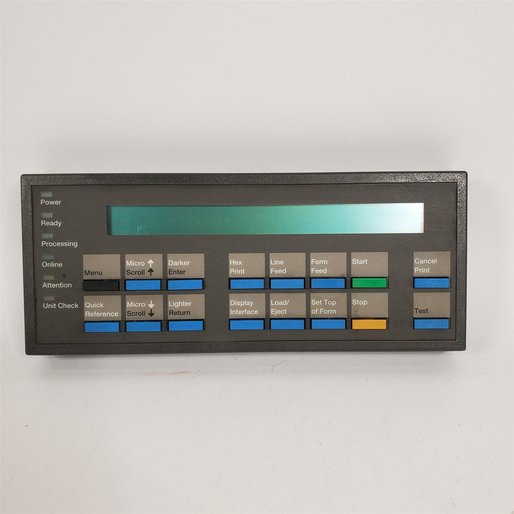 Operator Panel IBM 4230 4232 w/ Serial/Parallel Interface 57G1218 19G1957
