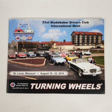 Load image into Gallery viewer, TURNING WHEELS 51st Studebaker Drivers Club Meet Magazine Program 2015
