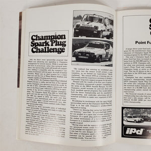 Vtg 1979 Sprite Winston GT GRAND PRIX Sears Point International Raceway Program
