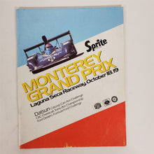 Load image into Gallery viewer, Vtg 1980 Sprite MONTEREY GRAND PRIX Official Program Laguna Seca Raceway