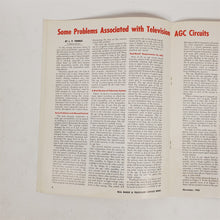Load image into Gallery viewer, RCA Radio &amp; Television Service News November 1956 Vol. 21, No. 4