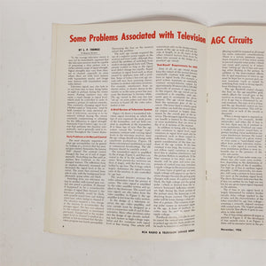 RCA Radio & Television Service News November 1956 Vol. 21, No. 4