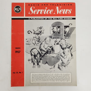 RCA Radio & Television Service News March 1957 Vol. 22, No. 1