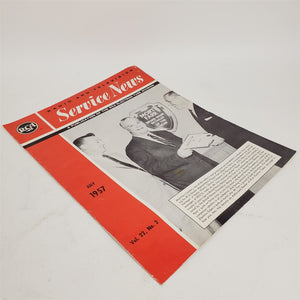 RCA Radio & Television Service News July 1957 Vol. 22, No. 2