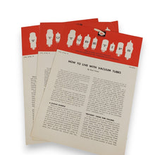 Load image into Gallery viewer, Lot of 3 Vintage CBS Semiconductors TUBE TIPS Booklets Vol. 2, Nos. 3, 4, &amp; 5