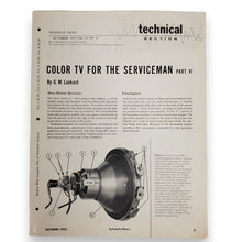 Load image into Gallery viewer, Lot of 37 Vintage Sylvania News TECHNICAL SECTION Publications 1955-1964