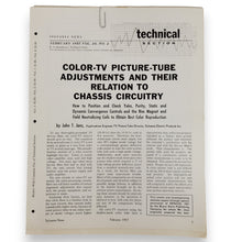 Load image into Gallery viewer, Lot of 37 Vintage Sylvania News TECHNICAL SECTION Publications 1955-1964