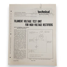 Load image into Gallery viewer, Lot of 37 Vintage Sylvania News TECHNICAL SECTION Publications 1955-1964