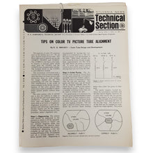 Load image into Gallery viewer, Lot of 37 Vintage Sylvania News TECHNICAL SECTION Publications 1955-1964