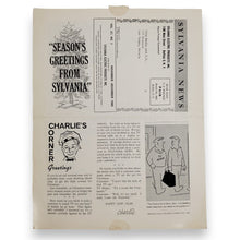 Load image into Gallery viewer, Vintage Sylvania News Publication Nov-Dec 1960 Night Before Christmas Issue