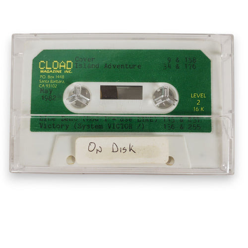 Vintage May 1982 Original CLOAD Magazine Cassette Level 2 16K for TRS-80