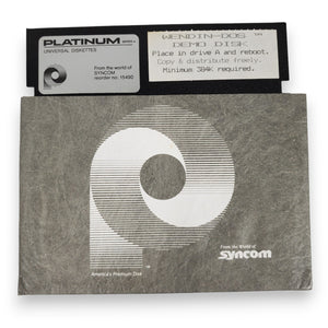 Vintage Original WENDIN-DOS Demo Disk Diskette for TRS-80