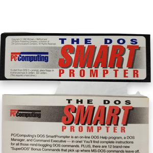 Vintage 1992 Original The DOS Smart Prompter Diskette for TRS-80 & DOS Computers