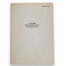 Load image into Gallery viewer, Vtg Original Tandy Model 2000 128K RAM Upgrade Kit Installation Instructions