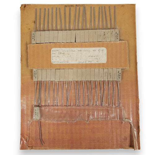 Lot of 41 0.18 Ohm 2 W Dale CP-2 Ceramic Resistors Circa 1979 USA Made