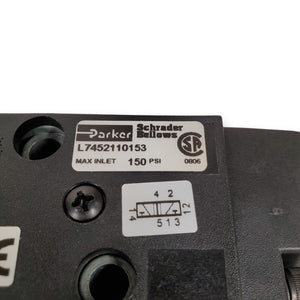 Pneumatic Valve 2-Position Single Solenoid Parker L7452110153 Valvair Sprint Ser