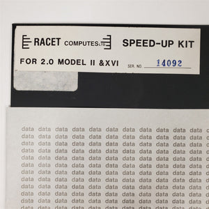 Vtg 1970s Speed-Up Kit For 2.0 Model II & XVI 8" Diskette TRS-80 Racet Computes
